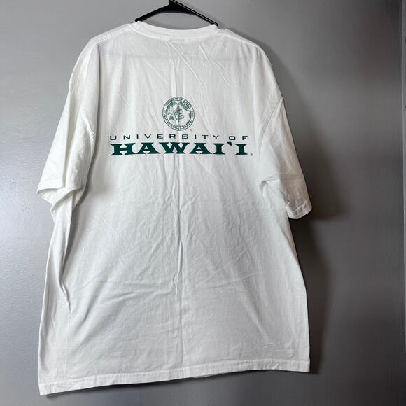 KULANUI Hawaii T-Shirt Men’s XXL White University of Hawaii Seal Graphic Tee - Picture 5 of 10